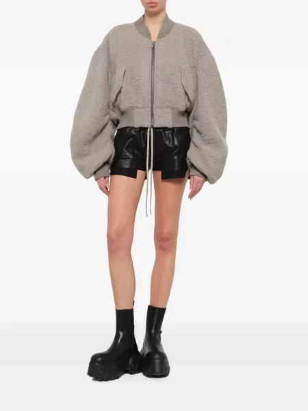 Decupat geacă Rick Owens gri
