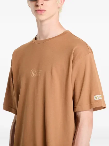 Tricou Columbia cu imagine maro