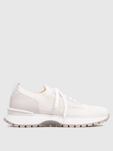 Кросівки з логотипом Doucal's білі