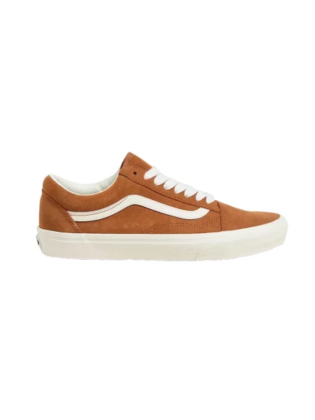 Sneakersy Vans Old Skool zamszowe brązowe