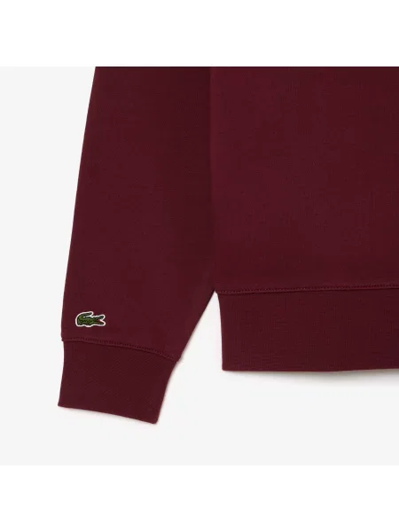 Lacoste Bluza Z Kapturem Jogger Z Nadrukiem niebieska