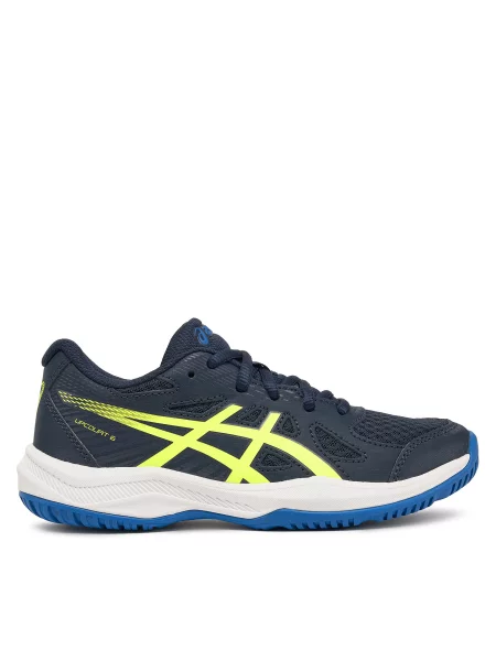 Кросівки дитячі ASICS Upcourt 6 GS midnight/safety yellow жовті