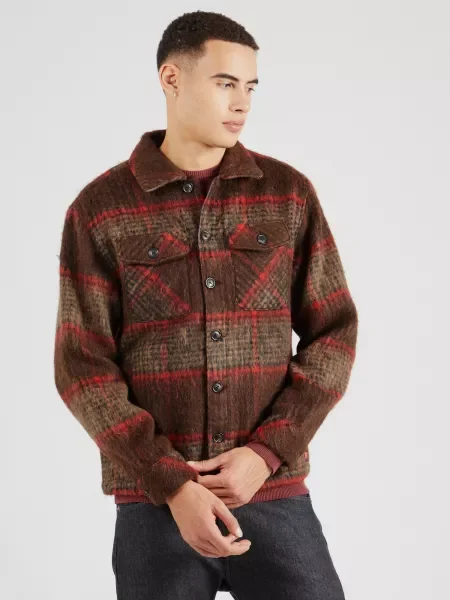 SCOTCH & SODA Prehodna jakna / rjava / rdeča bež