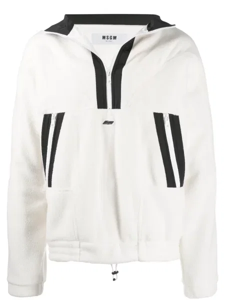 Суитчър Msgm на райета бяло