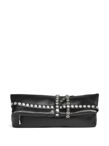 Geantă plic Dsquared2 din piele negru