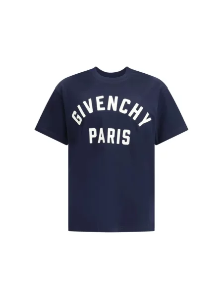 Koszulka Givenchy z logo niebieska