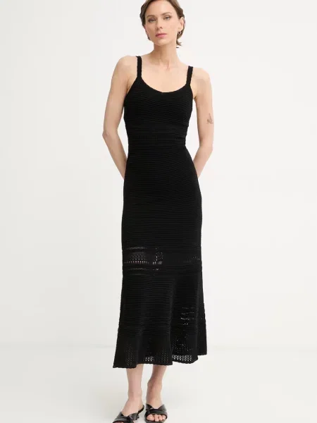Marciano by Guess rochie cu vâscoză CAROL negru