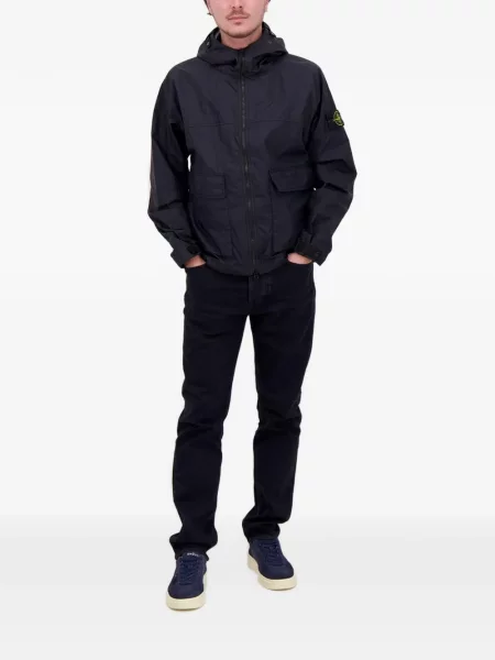 Geacă Stone Island cu strasuri albastru