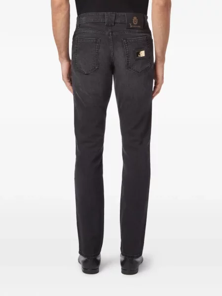 Blugi Billionaire cu 5 buzunare negru