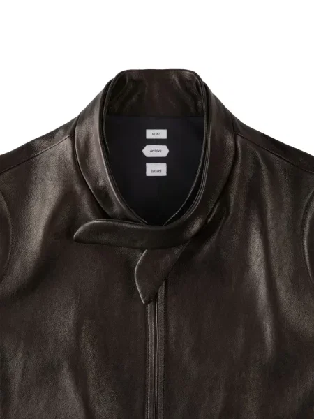 Geanta de piele Post Archive Faction negru