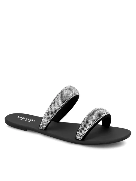 Šľapky Nine West strieborná