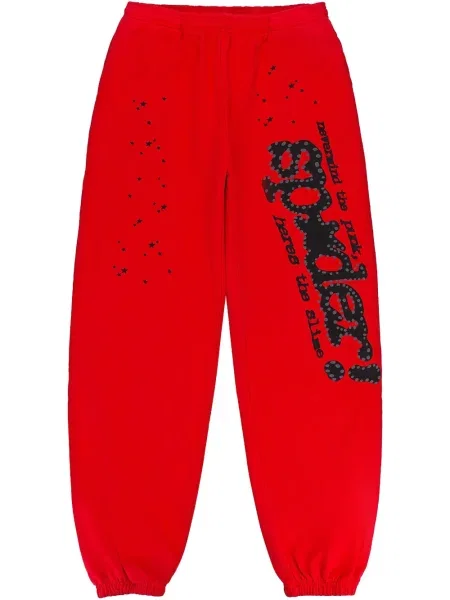 Pantaloni Sp5der roșu