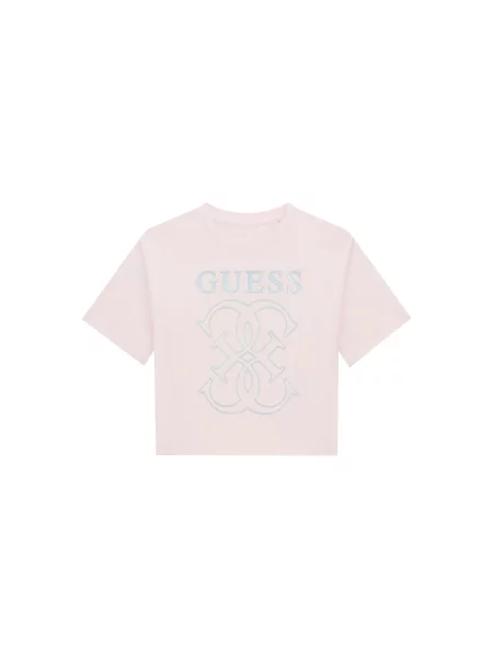 Guess Majica Regular Fit roza