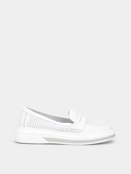 Шкіряні Лофери Gunter білий