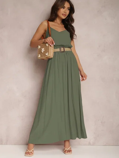 Rochie Închis cu Auxonia verde