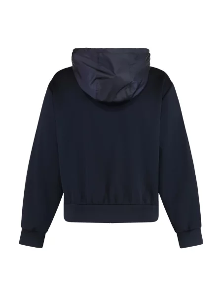 Bluza z kapturem Prada z kapturem niebieska
