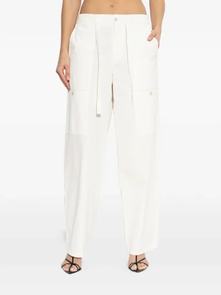 Pantaloni Jil Sander alb