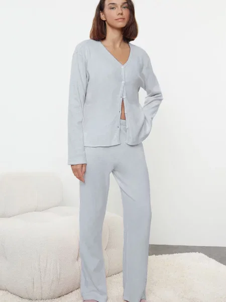 Trendyol Pijama deschis albastru