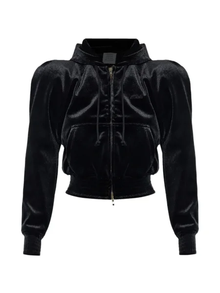 Długa bluza z kapturem Vetements z kapturem czarna