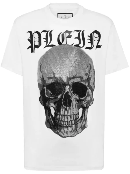 Tricou Philipp Plein alb