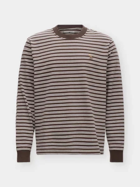 Abercrombie & Fitch Majica čokolada bijela