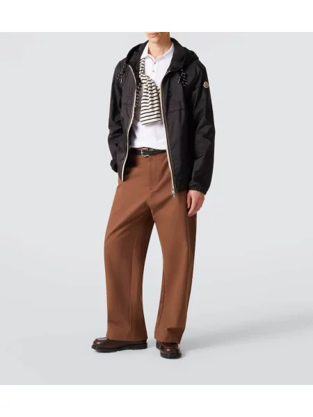 Polo Moncler alb