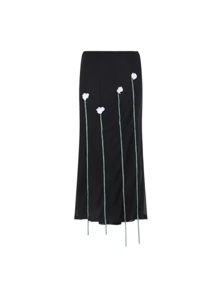 Spódnica midi Moschino czarna