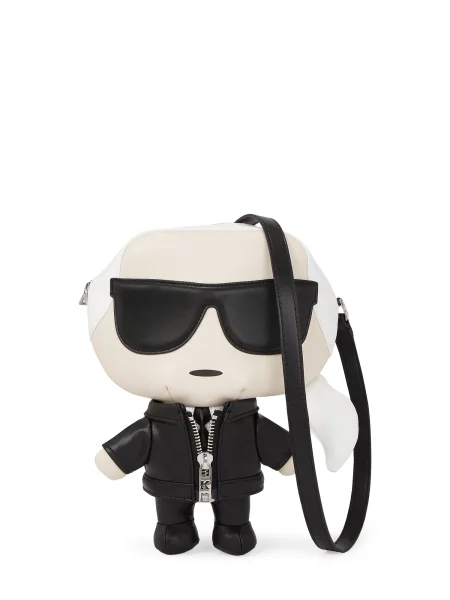 Τσάντα KARL LAGERFELD Μαύρο λευκό