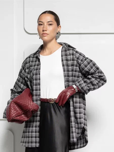 Сорочка VMMA фланель чорний