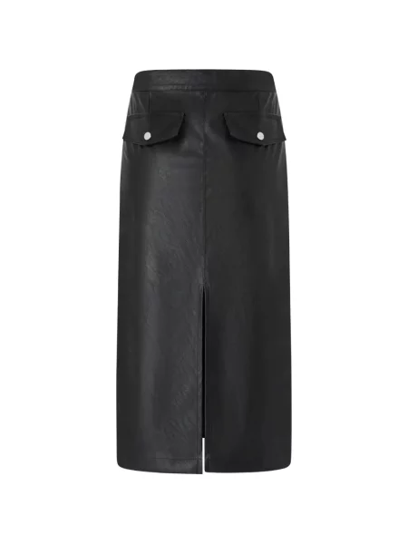 Fustă din piele Pinko negru