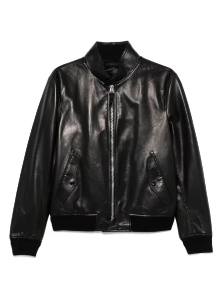 Geanta de piele Tom Ford negru