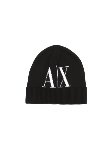 Czapka Armani Exchange wełniana czarna