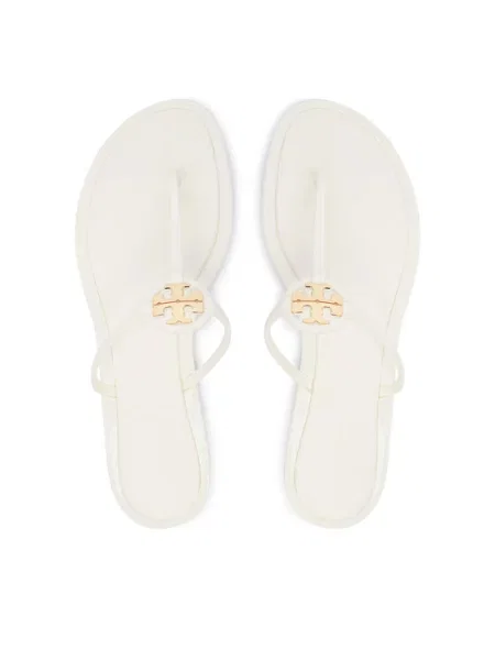 Papuci Tory Burch alb