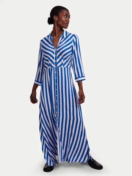 YAS Rochie tip cămașă Savanna albastru