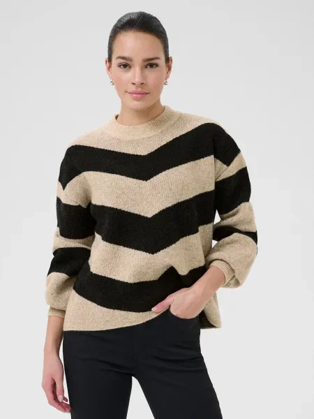 Kaffe Pulover KAVerana nisipiu negru
