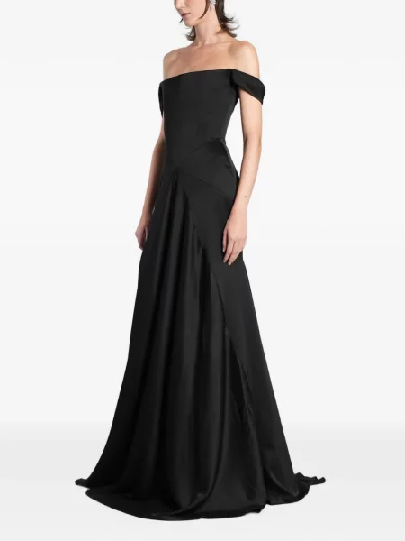 Rochie maxi Alex Perry drapată negru