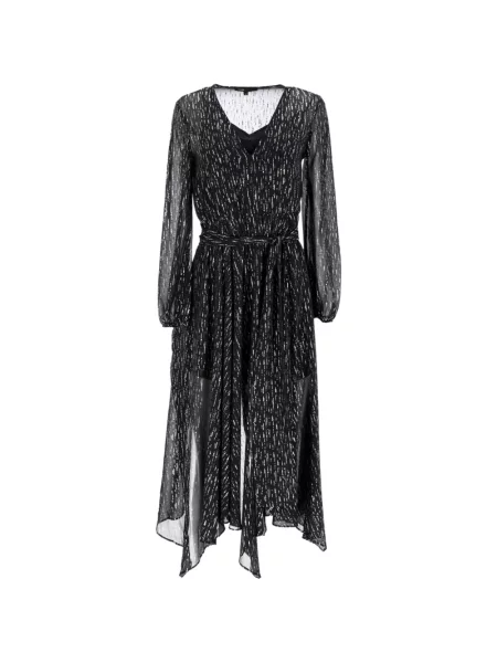 Rochie midi Maje până la genunchi de costum negru