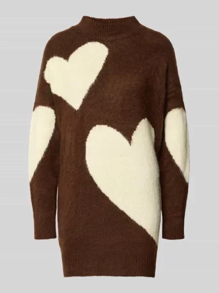 Sweter z dzianiny z mieszanki wełny z alpaki Miss Goodlife