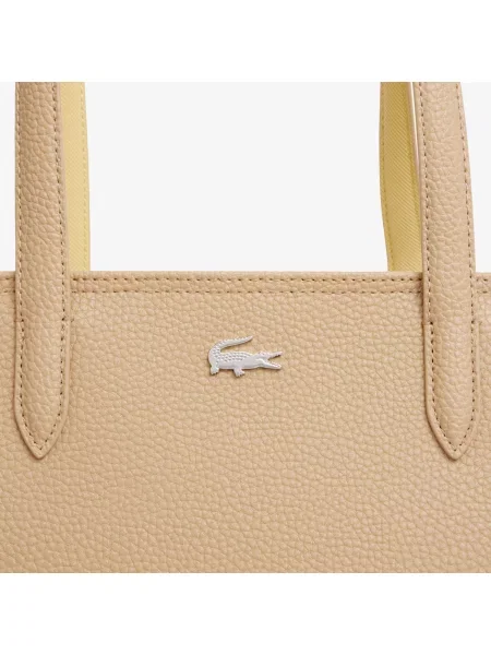 Сумка через плечо Lacoste бежевая