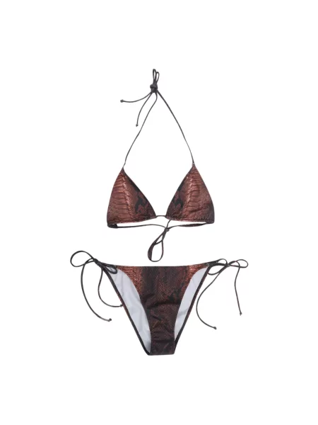 Wielobarwność bikini Jean Paul Gaultier z nadrukiem