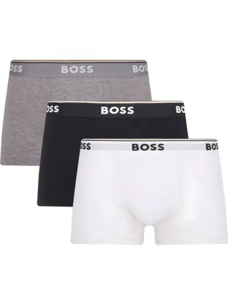 BOSS BLACK 3 db-os boxeralsó szett Trunk 3P Power fekete