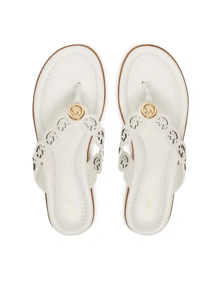 Chiloți tanga Michael Michael Kors alb