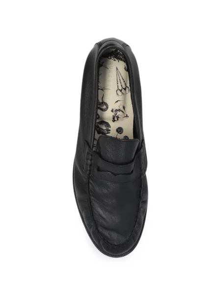 Pantofi loafer Duke & Dexter din piele negru