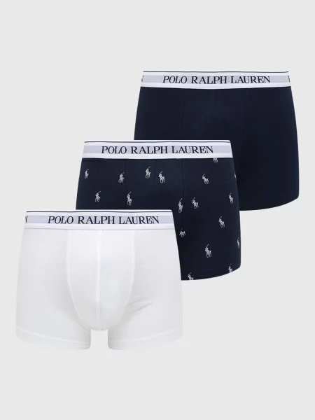 Μποξεράκια Polo Ralph Lauren 3 Pack άσπρο λευκό