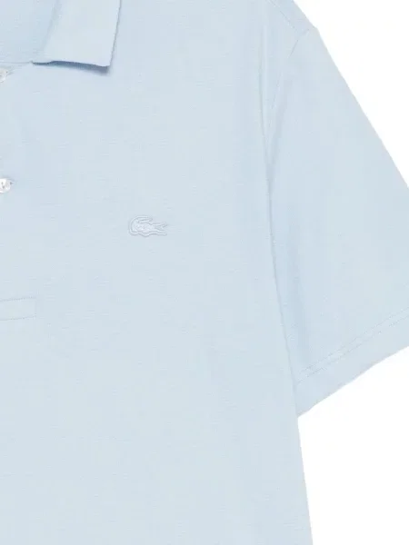 Kratak polo Lacoste pokrpan plava