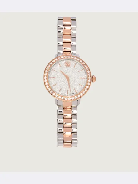 Swarovski Analóg órák rózsaszín arany ezüst