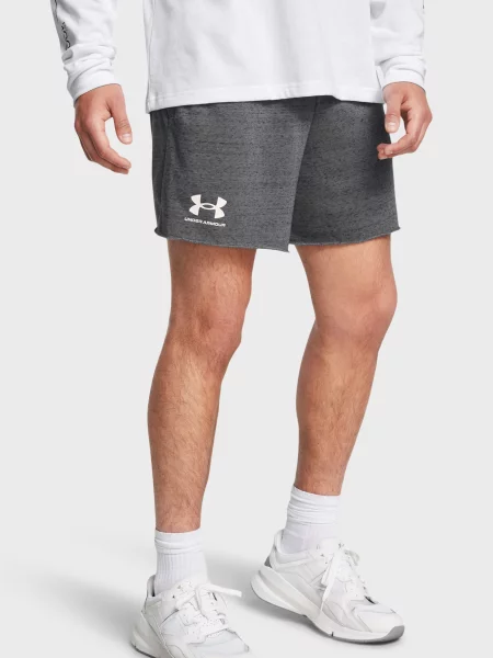 Короткі махрові спортивні шорти Under Armour сірі