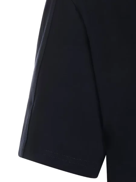 Tricou K-way cu decolteu rotund albastru