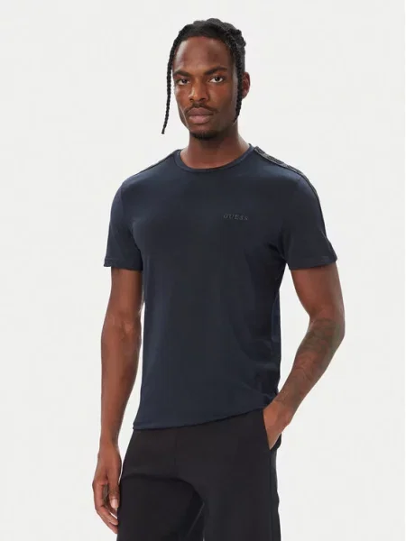 Guess T-shirt Tamnoplava Regular Fit
