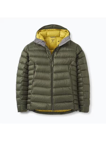 Мъжко пухено яке Rab Electron Pro Hoody army зелено